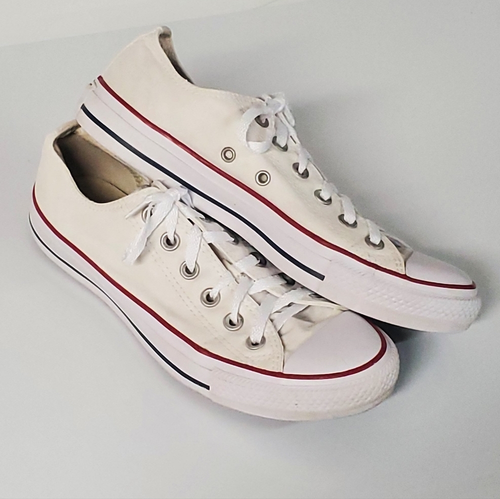 Converse All Star White Low Sneakers Womens 8